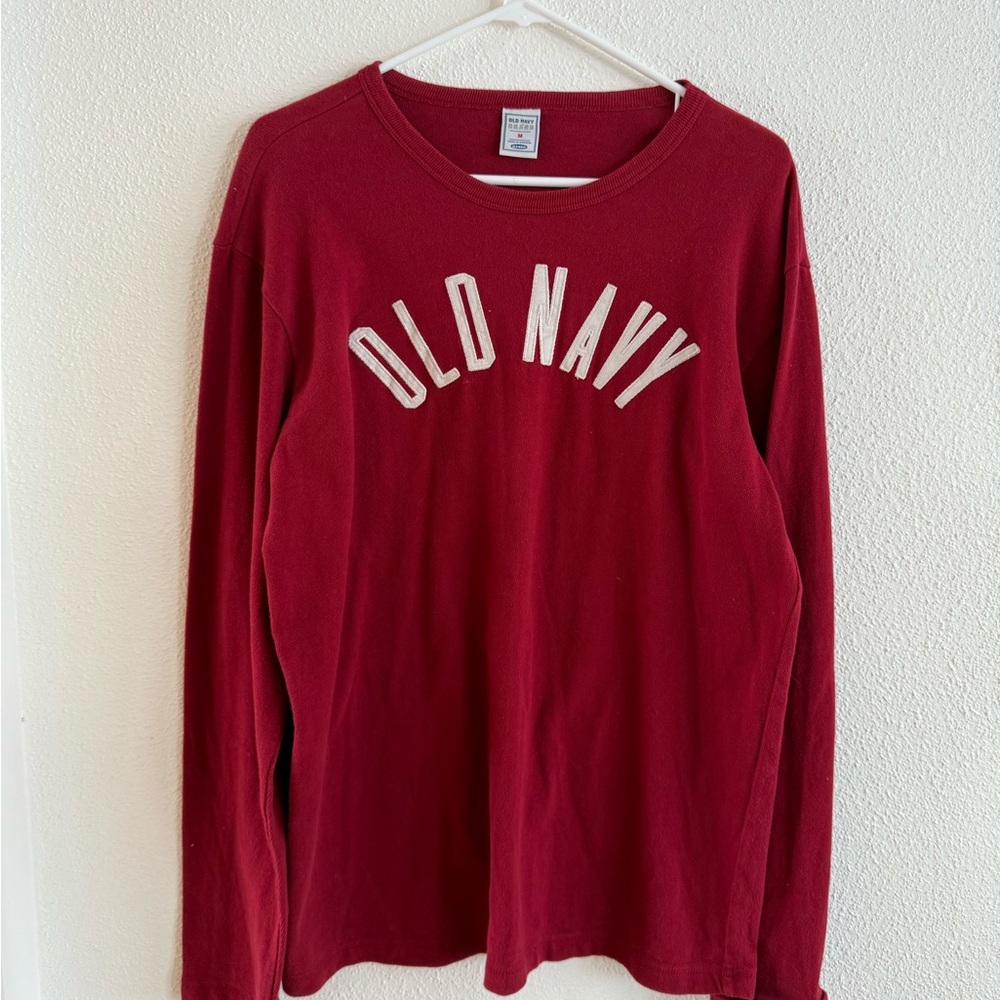 Old Navy Classic Red Crewneck